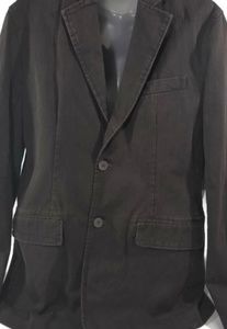 Mens Pop Icon Brown Blazer Jacket Sz M NEW
